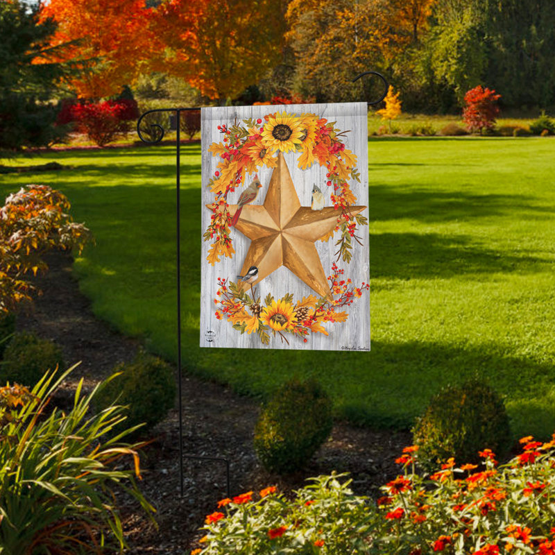 Drapeau de jardin rustique Barnstar