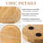 Guein Oval Natural Marble Tray,Golden Travertine