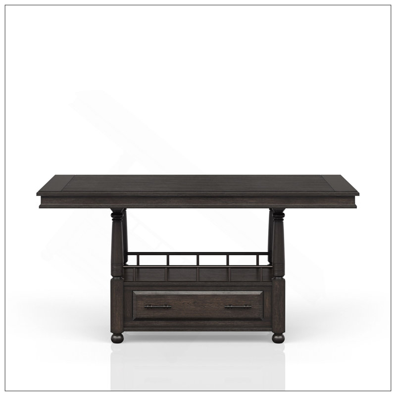 Deep Coffee Counter Height Dining Table