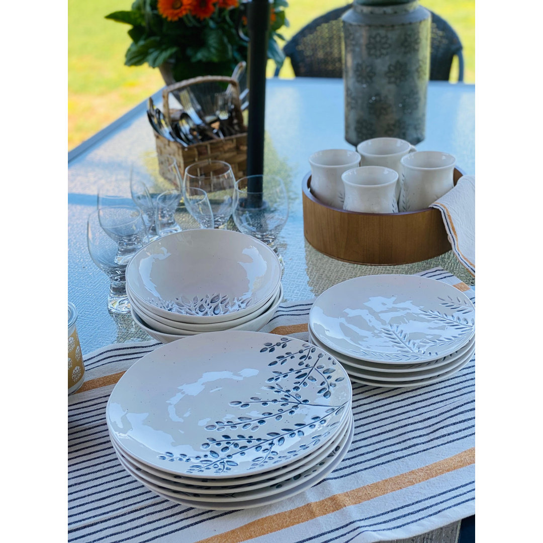 Hudson Valley Night Salad Plate Set Of 6 (Set of 6) Red Vanilla