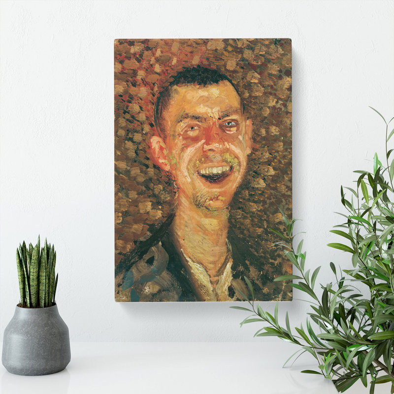 Self-Portrait Vol.1 by Richard Gerstl - Wrapped Canvas, 50cm H x 35cm W x 3cm D