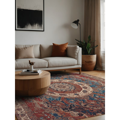 Machine Washable Brown Area Rug