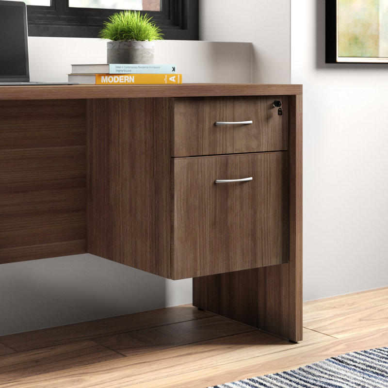 Orlanda 15.5 " Wide 2 Vertical Filing Cabinet