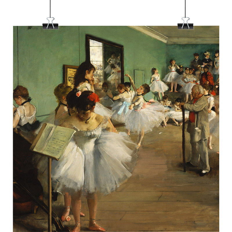 Edgar Degas - No Frame Painting, 30.48 x 30.48cm
