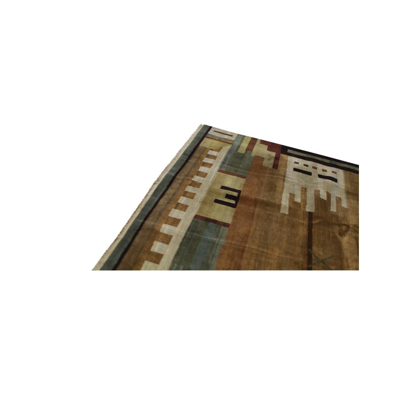 Wool Abstract Area Rug
