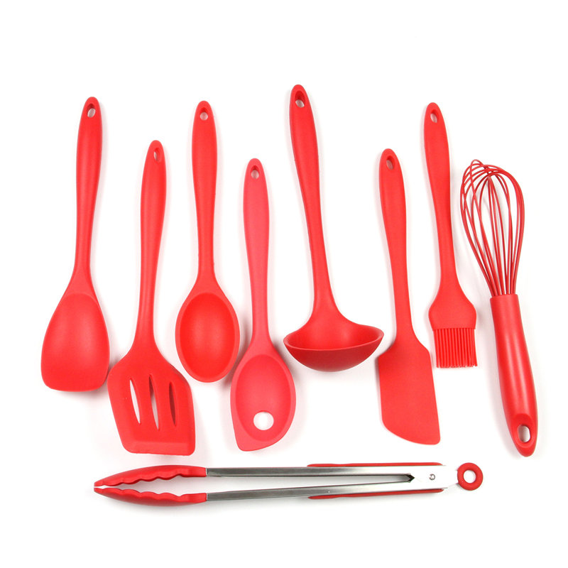 Chef Craft Cooking Utensil Set, Red