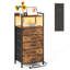 40.9cm W Metal Bedside Table