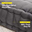Grand coussin de yoga réversible-96601478