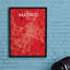 Madrid City Map - No Frame Print-1037484842
