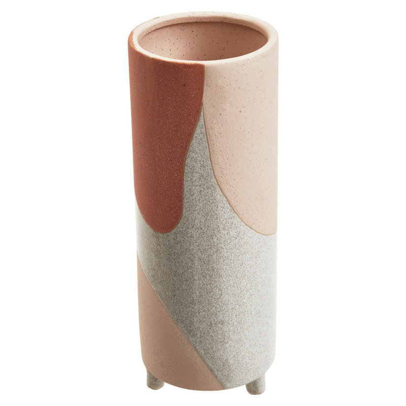 Aquina Earthenware Table Vase, 40cm H x 15cm W x 15cm D