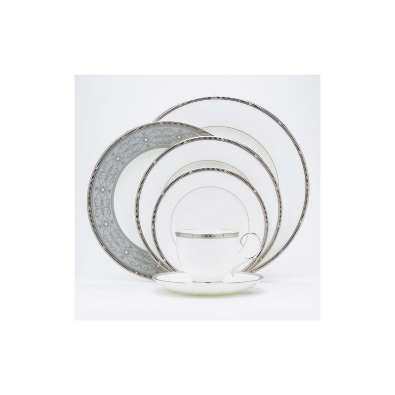 Rochelle Platinum Dinnerware Collection
