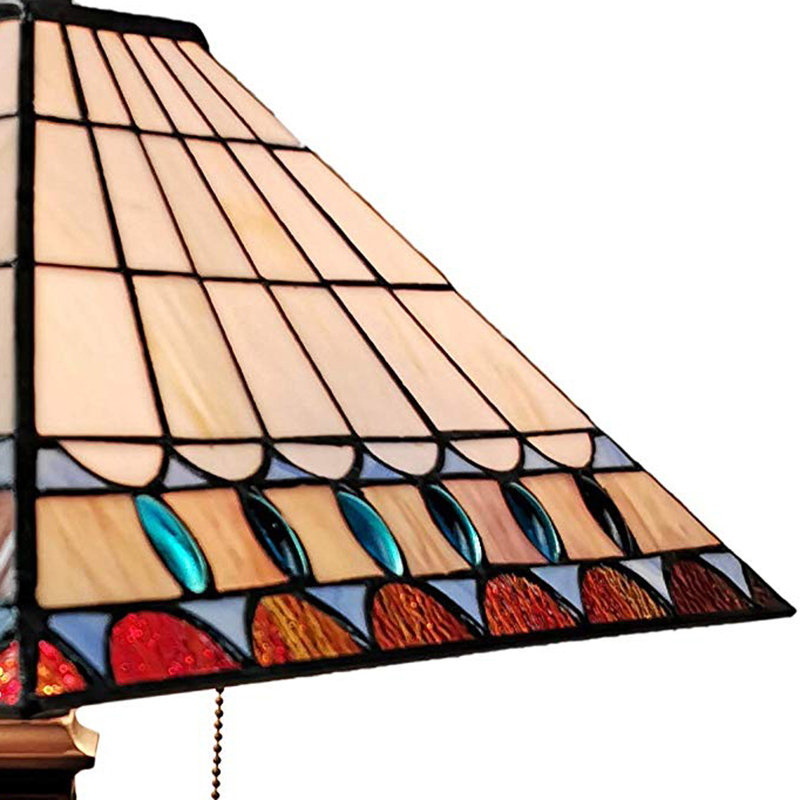 Mose Metal Bankers Lamp, 21''H x 14''W x 14''D