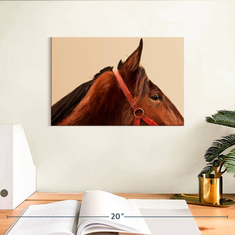 Brampt Horse Dialogue, 8" H x 12" W