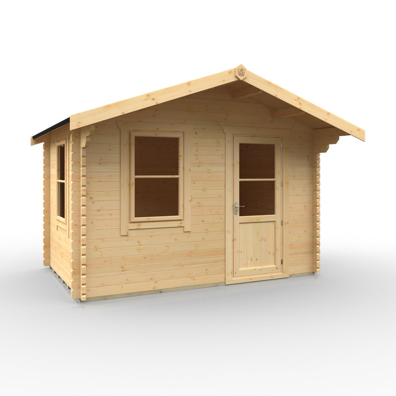 The Milne Tongue & Groove Log Cabin 8x12w