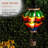 10"-19"H Adjustable Solar Hanging Balloon with Flicker LED Lights