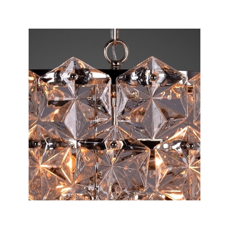 Vergas 6 - Light Glass Chandelier