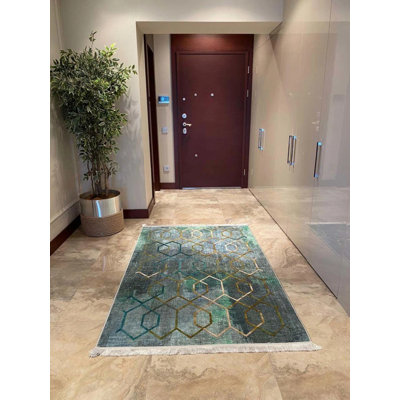 Tapis Lashia avec envers antidérapant