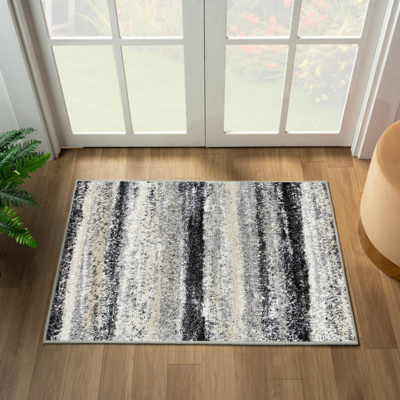 Tapis gris / beige Ellensburg, Rectangle 2 pi x 3 pi