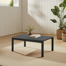 Saylem Aluminum and Tempered Glass Outdoor Coffee Table