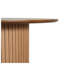 Ensemble de salle à manger 5 pièces avec 4 chaises rembourrées, finition frêne clair et beige, sièges 4