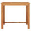 Ensemble de bar de patio 5 pièces Wildon Home® en bois massif d'acacia et de rotin de polyester-1806484792-1806484793