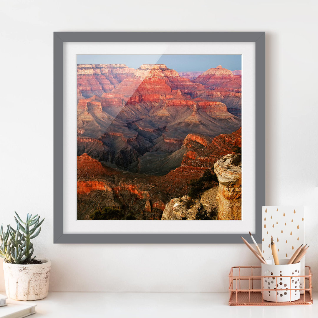 Gerahmtes Poster Grand Canyon after Sunset