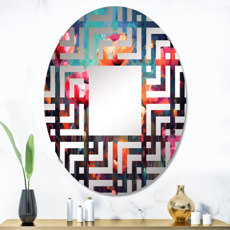Miroir décoratif Maze, L 24 po x H 36 po