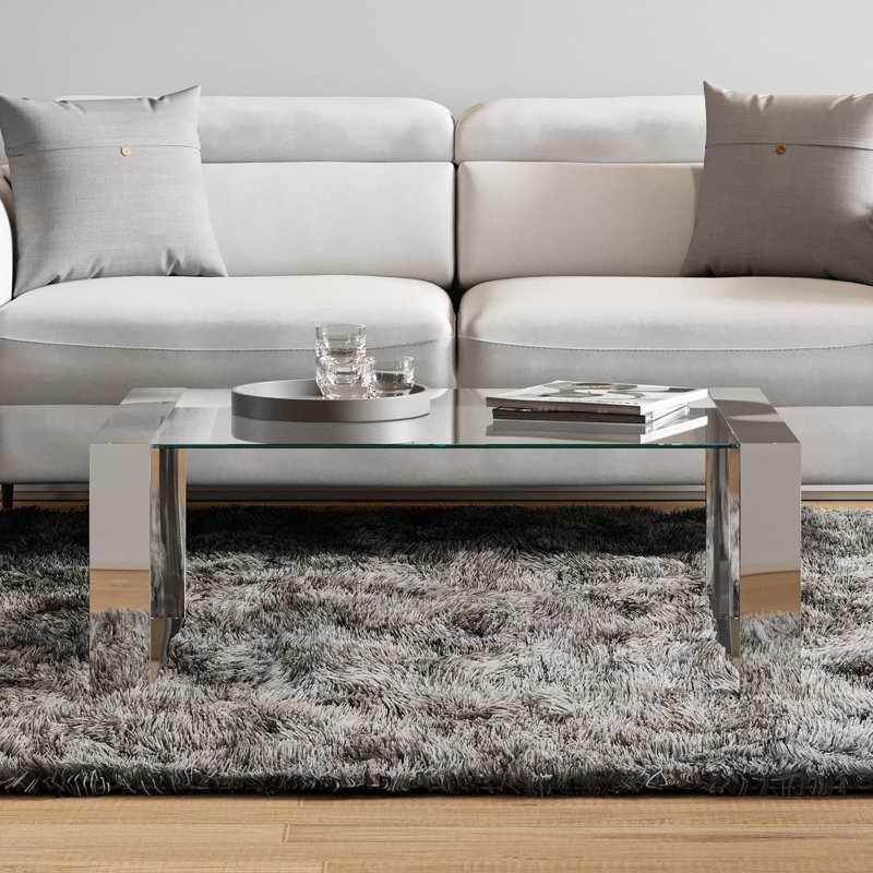 Table basse en verre Caterina