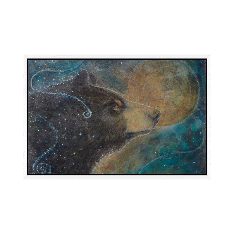 Cosmic Memory by Cathy McClelland - Gallery-Wrapped Canvas Giclée on Canvas, 66.04 cm H x 45.72 cm W, White Framed