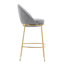 Tabouret de bar intérieur en métal, structure plaquée or, ensemble de 2-1040278239