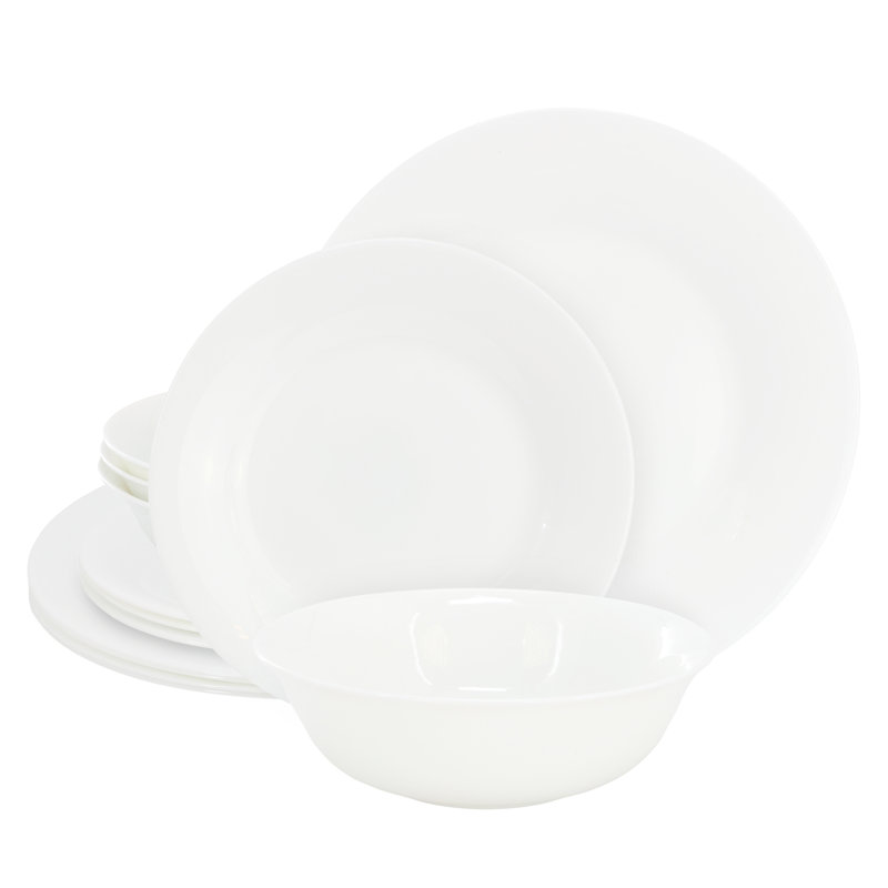 Service de table en verre opale Gibson