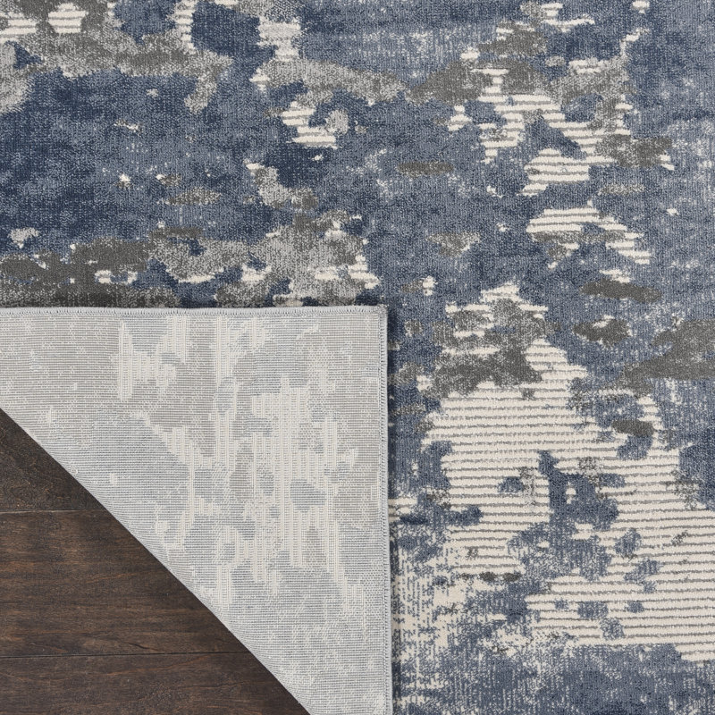 Abstract Indoor Rug, Rectangle 7'10" x 10'6"