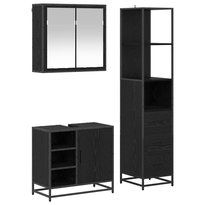 Bathroom Furniture Suite, Black