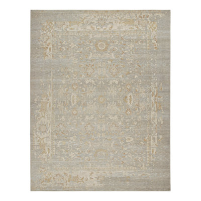 Hand Knotted Silk Area Rug