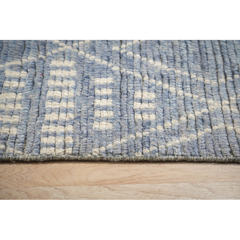 Tapis transitionnel bleu Refin Marrakech