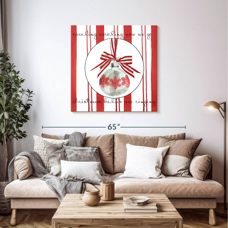 Candy Cane Christmas II, 39" H x 39" W