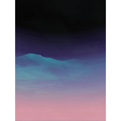 Mountain Print by Angel Estevez