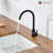 Stainless Steel Single Handle High-Arc Kitchen Faucet-71097875