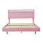 Clate Upholstered Linen Bed-492412318