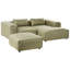 3 Seater Fabric Corner Sofa -554147091-554147089