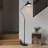 Swoop 69 in. Modern LED Adjustable Floor Lamp with Black Metal Bowl Shade and Gold Accent, Bulb Included