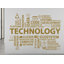 Décalcomanie murale technologie, vinyle de carte de circuit imprimé, décoration murale de bureau, autocollant mural de logiciel de gestion, ordinateur de bureau 1185R-321857964-321858013