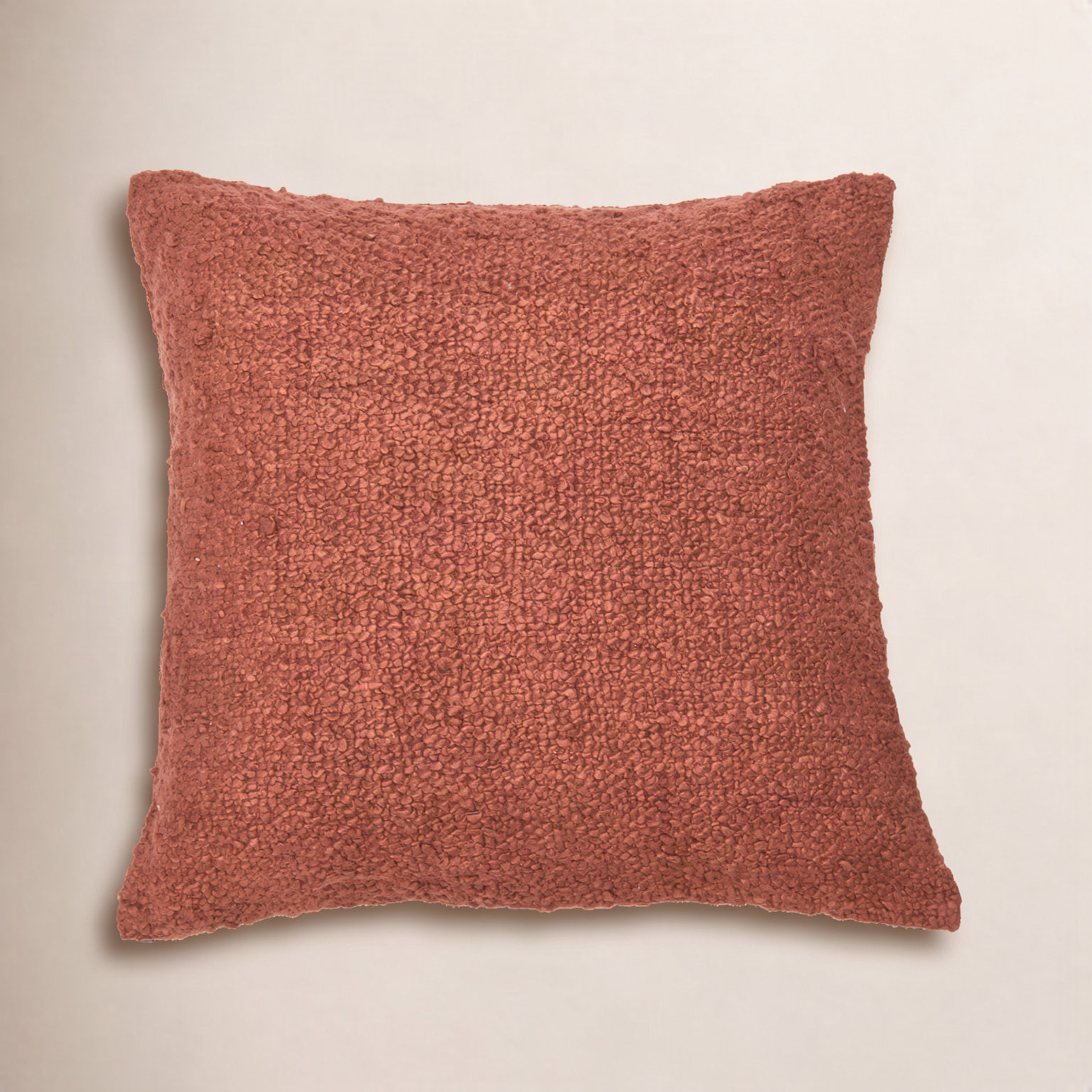 Throw Pillow, Rust, Pillow Cover Only - No Insert