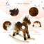 Chaise de cheval à bascule en métal Qab Kids