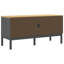 Meuble télé Ebor Designs FLORO 44,9 po x 16,9 po pin massif-355391577