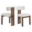 Chaises de salle à manger rembourrées sans accoudoirs avec pieds en métal (ensemble de 2)-1180020274-1180020276