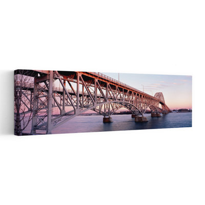 Bridge Across A River, South Grand Island Bridge, Niagara River, Grand Island, Erie County, New York State, Usa Abstract Contemporary Architecture ...