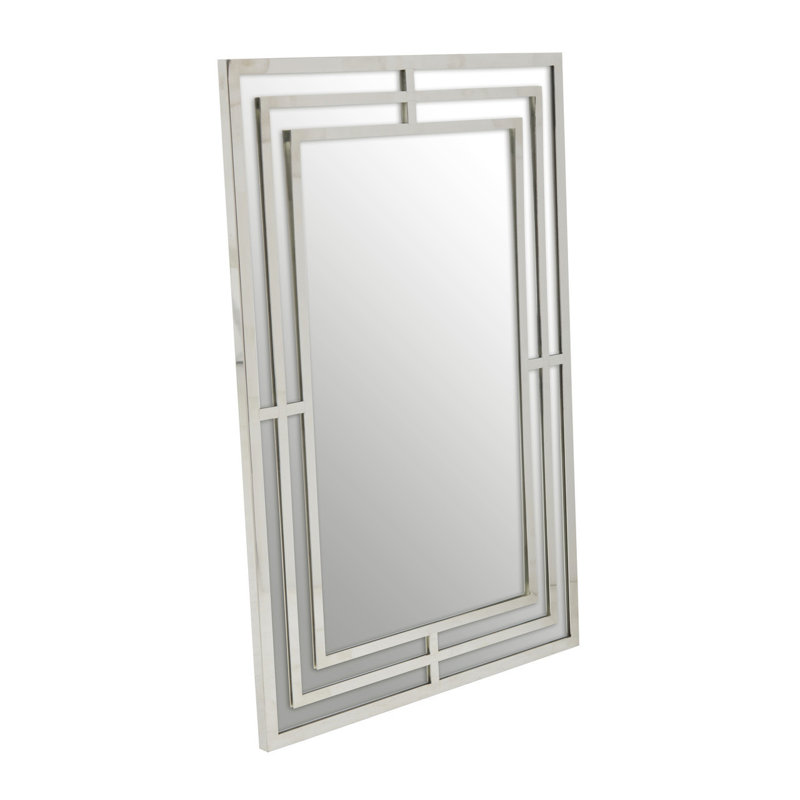 Polaris Metal Flat Wall Mirror
