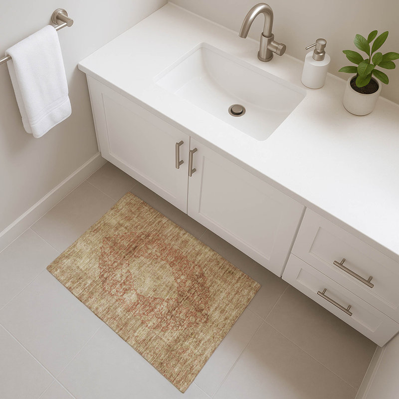 Premium Machine Washable Honig AMF1657 Global Rug, Rectangle 1'8" x 2'6"