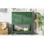 Ensemble de meuble-lavabo vert 30 "avec lavabo en résine et 5 tiroirs - Design moderne, structure en bois massif